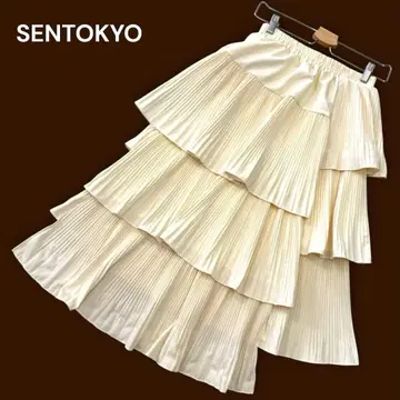 새상품급 센토쿄 불규칙 디자인 캉캉 스커트 비대칭