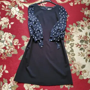 KUMIKYOKU 미니 꽃무늬 긴팔 원피스 사이즈 2