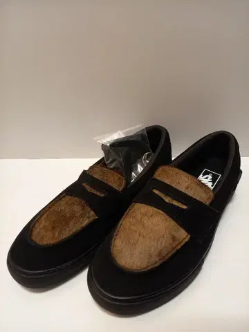새상품 vans 반스 로퍼 가죽 x 송치 레어 단종 컬러 27cm