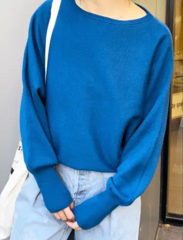 Spick & Span 돌먼 페미닌 니트 풀오버