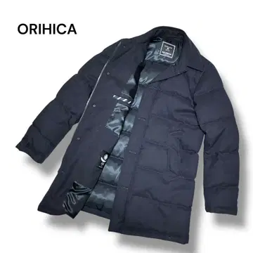 ORIHICA 오리히카 퀼트 다운 코트 L 네이비 다운 90% 발수
