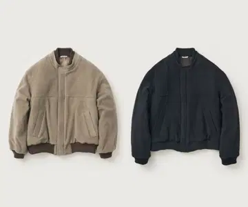 [ 한큐 우메다 한정품 ] 익스클루시브 슈퍼 파인 울 모사 지퍼 블루종