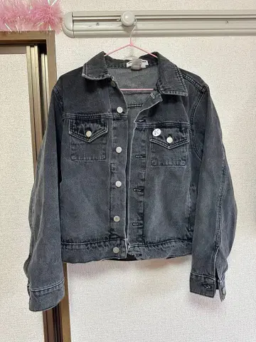 American Apparel 그레이 데님 자켓