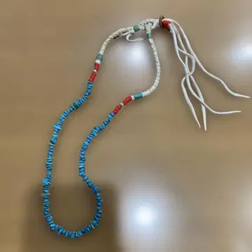 [ used ] WHIZ LIMLTED 터콰이즈 비즈 목걸이