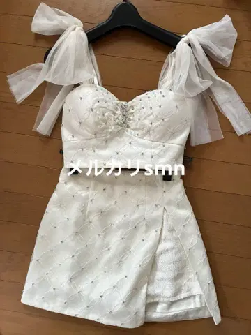 robe de fleurs 드레스 S 셋업 아이보리 슈가