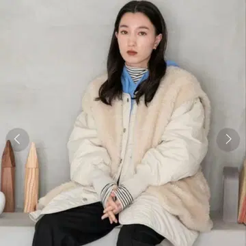 로리즈팜 3way 퀼팅 퍼 베스트 포함