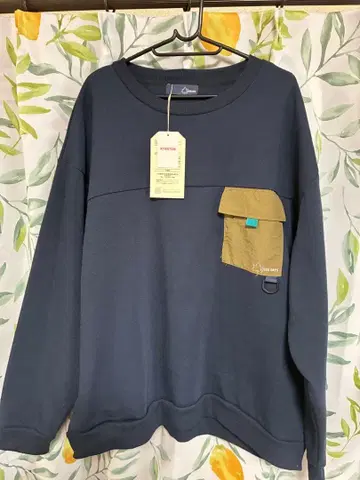 LOGOS DAYS 네이비 프론트 포켓 부착 트레이닝복 4L