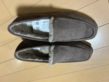 [ 새상품 ] 다나카 리나 시마무라 콜라보 모카신 신발 연한 주황