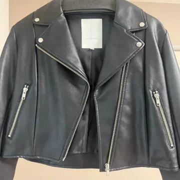 새상품급 MERCURYDUO 라이더 자켓 블랙