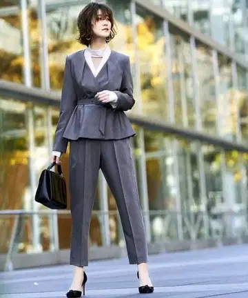 RUIRUE BOUTIQUE 수트 셋업 그레이