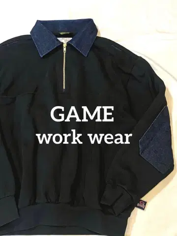 GAME SPORTSWEAR DEFENDER 하프 지퍼 맨투맨 M