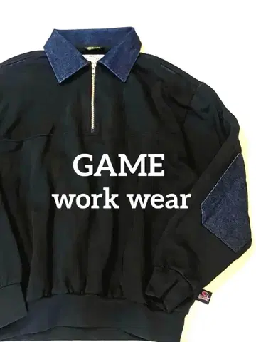 GAME SPORTSWEAR DEFENDER 하프 지퍼 맨투맨 M