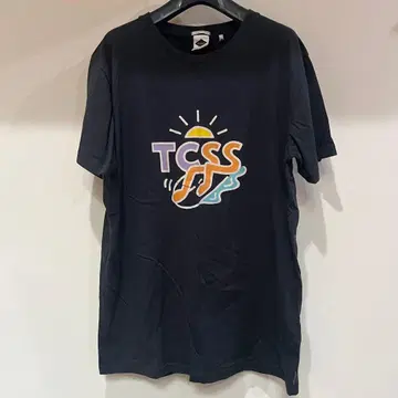 TCSS 그래픽 프린트 T셔츠 M 블랙