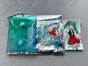 프로세카 스시로 콜라보 파우치 멀티 파우치 스티커 하츠네 미쿠