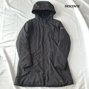 DESCENTE 충전솜 코트 벤치 코트 블랙 L