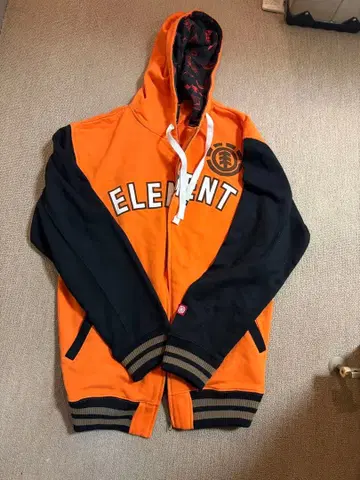 ELEMENT XL 후드티 오렌지/블랙