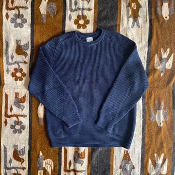 l.l.been 코튼 니트 코튼 스웨터