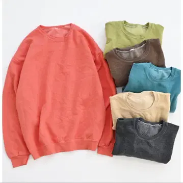 JERZEES 크루넥 맨투맨 브라운