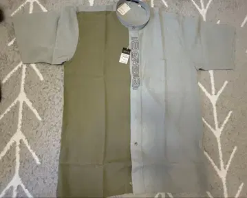 NEWTON 반팔 셔츠 M 그레이/올리브