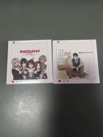 걸즈 밴드 클라이 캔뱃지 X 2점