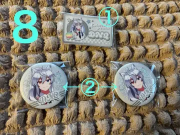 컬러풀 피치 돗누쿠 캔 배지