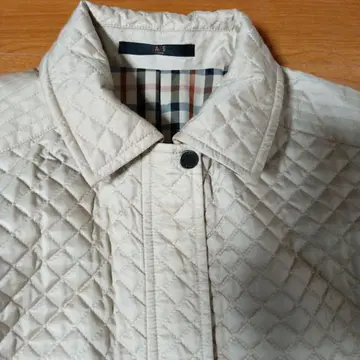 D.A.S. 베이지 퀼팅 자켓