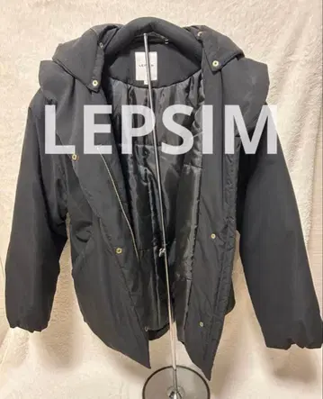 LEPSIM 렙심 2way 다운 아우터 검정 블랙 F