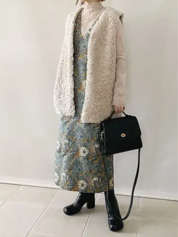 FREAK'S STORE 베스트 인조 모피 베스트