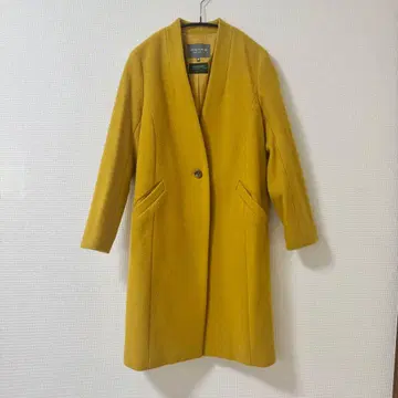 UNITED ARROWS V넥 노카라 코트 36