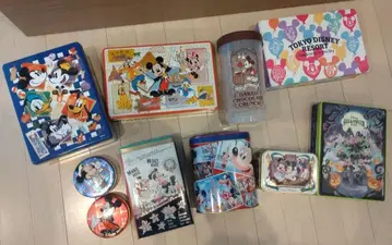 디즈니 빈 캔 빈 용기 10점