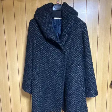 HOLIDAY SUN 네이비 롱 코트