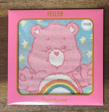 미사용 새상품 FEILER 페이러 Care Bears 케어베어 손수건