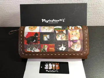 Manhattaner's 고양이 디자인 장지갑