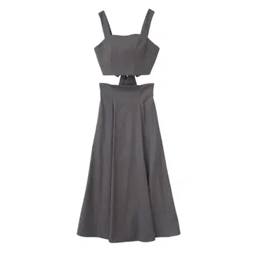 LILLIAN CARAT 백리본 뷔스티에 & 스커트 세트 코코딜