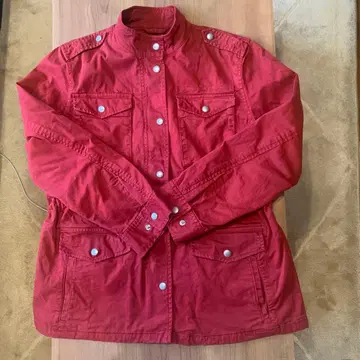 GAP 빨간색 자켓 스탠드 카라