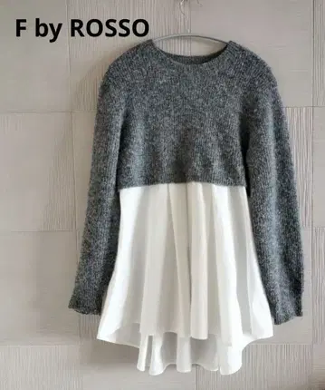 F by ROSSO 도킹 튜닉 니트
