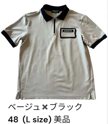 새상품급 마크&로나 하프 지퍼 셔츠 베이지 48