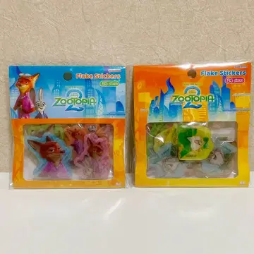 플레크 스티커 통통 씰 주토피아2 봉봉드롭 쁘띠드롭