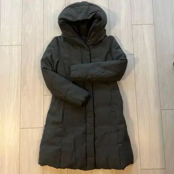 [ S ] UNTITLED 다크 그레이 롱 다운 자켓