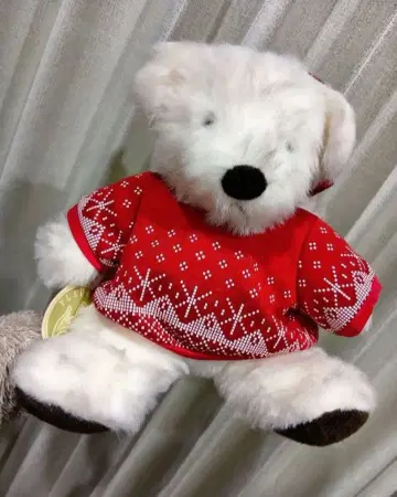 강아지 봉제 인형 완구 오브제