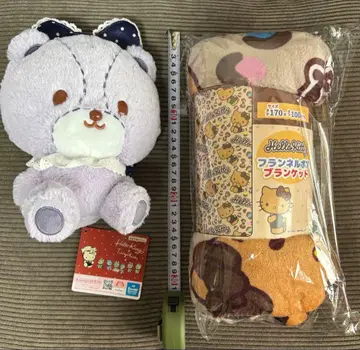 헬로키티 담요 타이니참 봉제 인형 세트