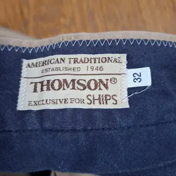 THOMSON 치노 팬츠 32 베이지