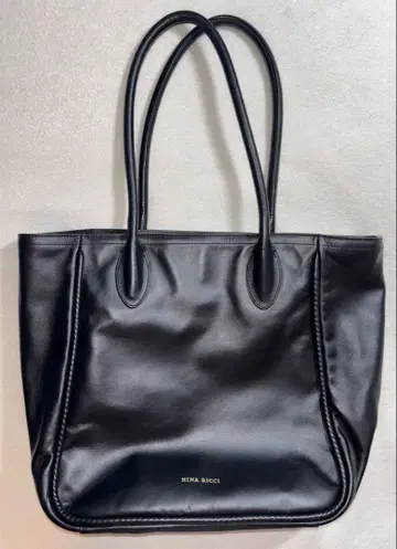 NINA RICCI 토트백 블랙 가죽