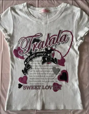 레어 투라라 컷소 티셔츠 헤이세이 갸루