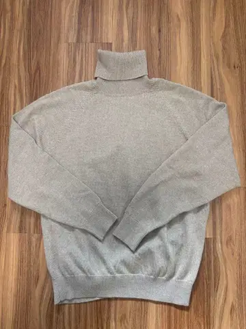 BATONER 에이징 울 터틀넥 니트