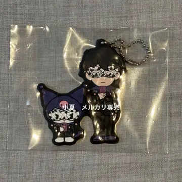 오모코로 산리오 콜라보 랜덤 러버 스트랩 쿠로미 x 쿄산