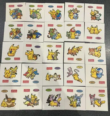 포켓몬빵 씰 25주년 기념 컴플리트 25개 세트