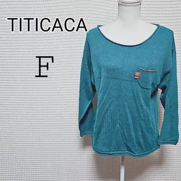 TITICACA 터콰이즈 니트 F