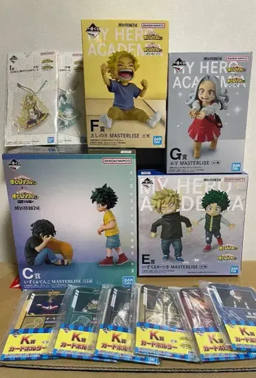 [ 미사용 새상품 ] 제일복권 나의 히어로 아카데미아 유년기 피규어 세트