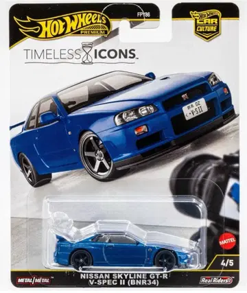 핫휠 타임리스 닛산 스카이라인 GT-R BNR34